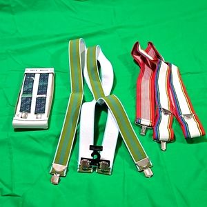 Vintage Suspenders 3 pair